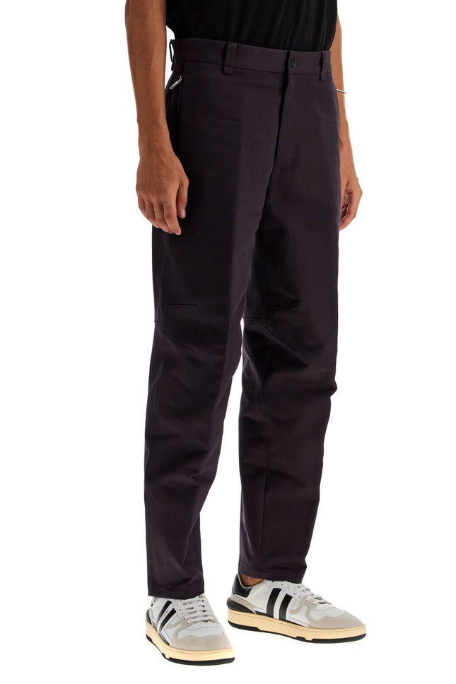 Lanvin biker gabardine trousers