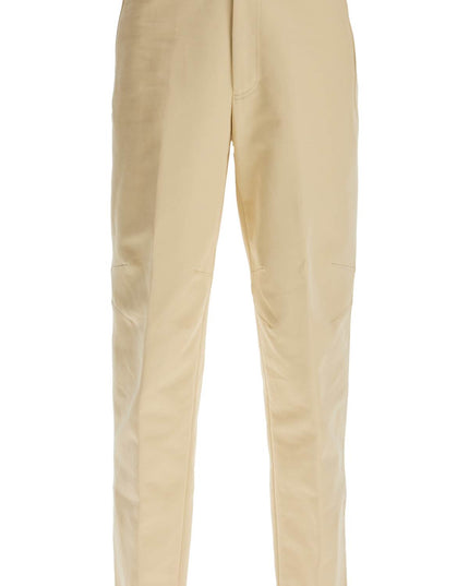 Lanvin biker gabardine trousers