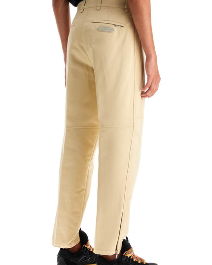 Lanvin biker gabardine trousers