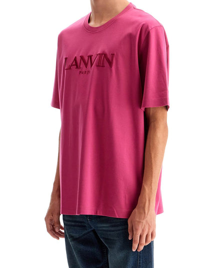 Lanvin t-shirt with embroidered logo design