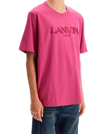 Lanvin t-shirt with embroidered logo design