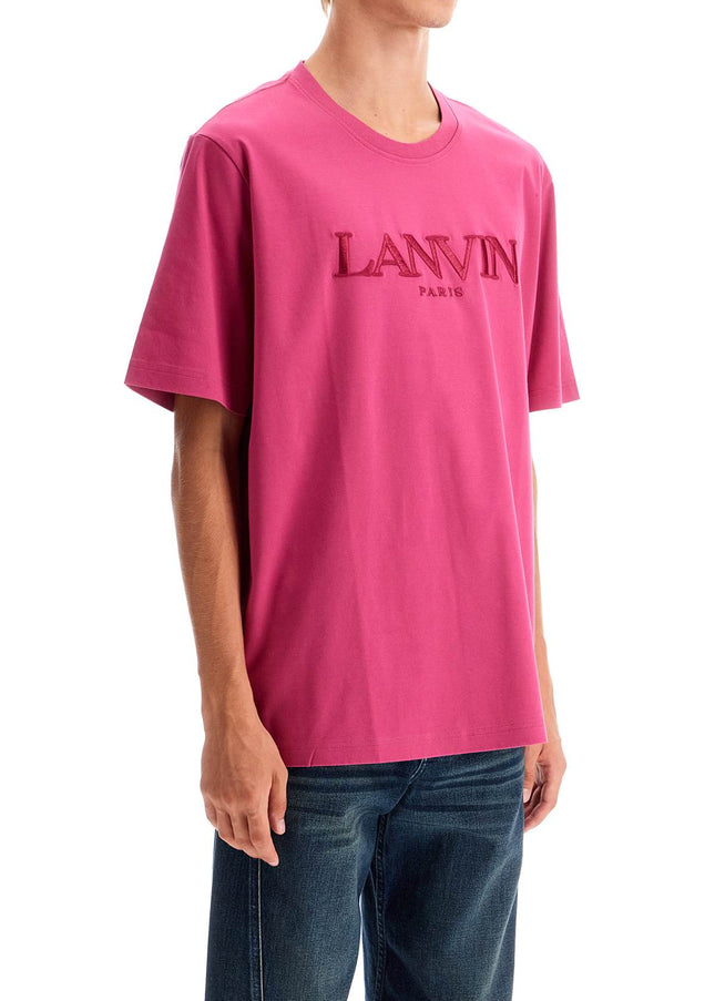 Lanvin t-shirt with embroidered logo design