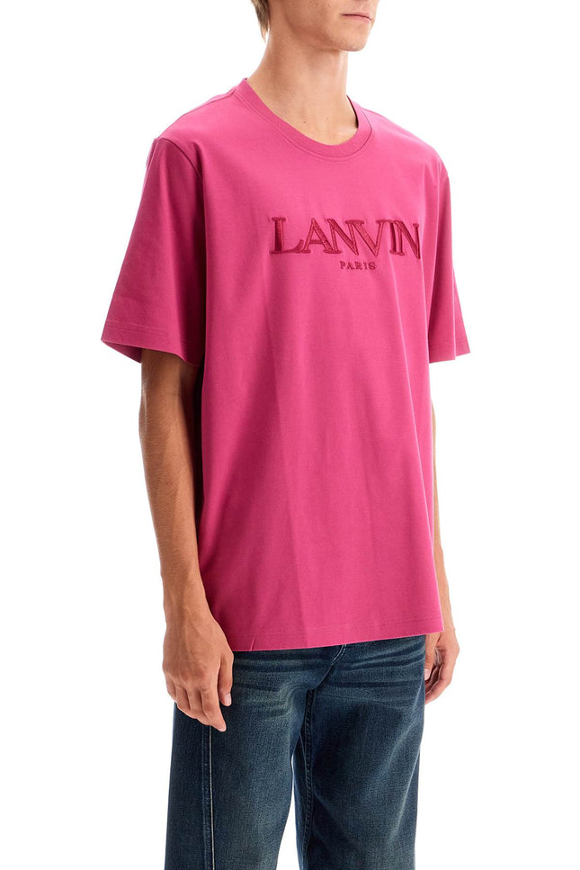 Lanvin t-shirt with embroidered logo design