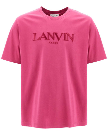 Lanvin t-shirt with embroidered logo design