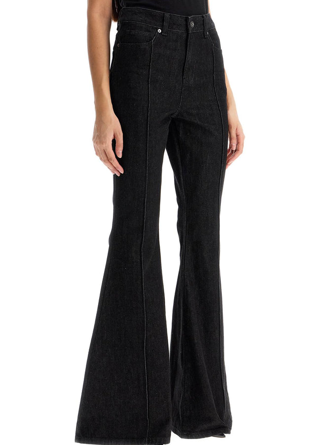 Self Portrait high-waisted flare jeans for