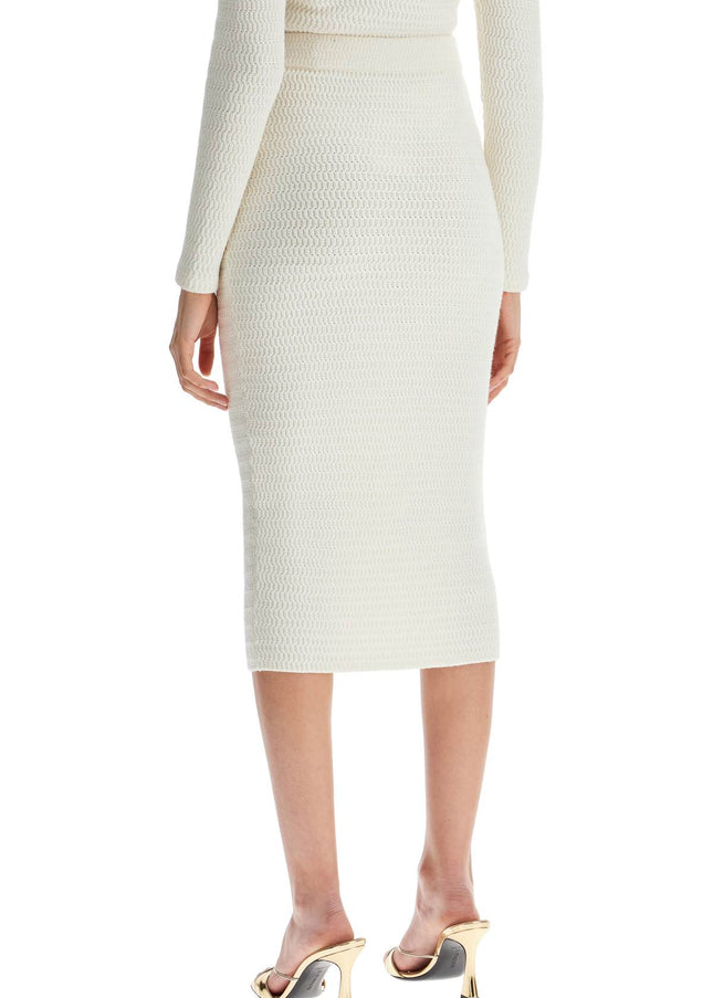 Self-Portrait Self Portrait 'knitted lurex midi skirt