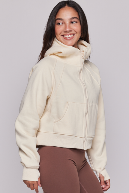 Effortless Fleece Full Zip Hoodie-rebody-Urbanheer