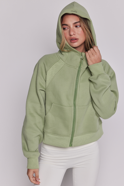 Effortless Fleece Full Zip Hoodie-rebody-Urbanheer