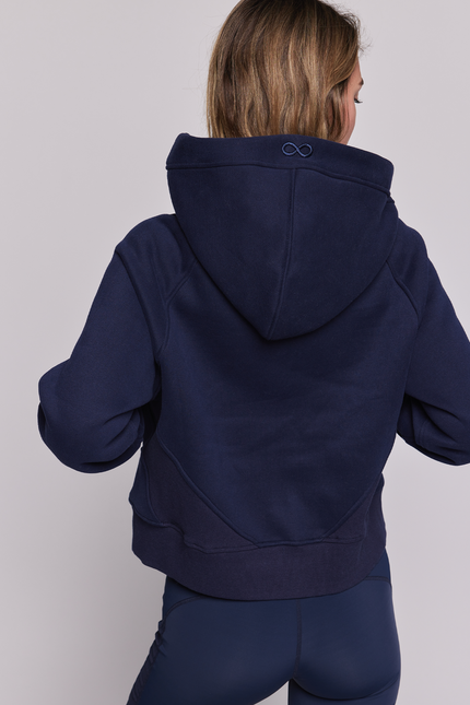 Effortless Fleece Full Zip Hoodie-rebody-Urbanheer