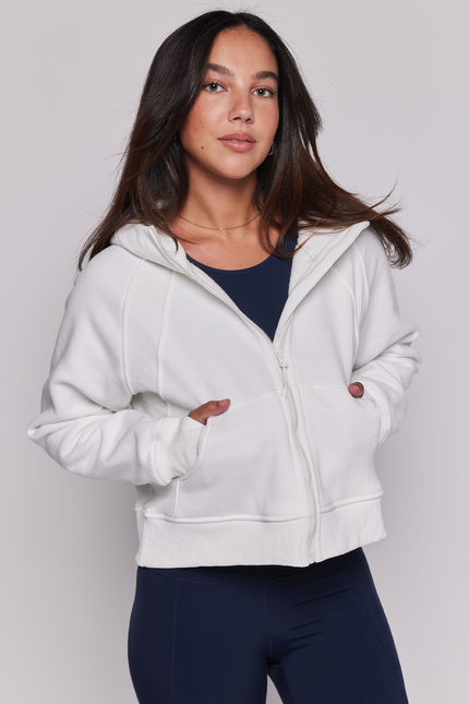 Effortless Fleece Full Zip Hoodie-rebody-Urbanheer