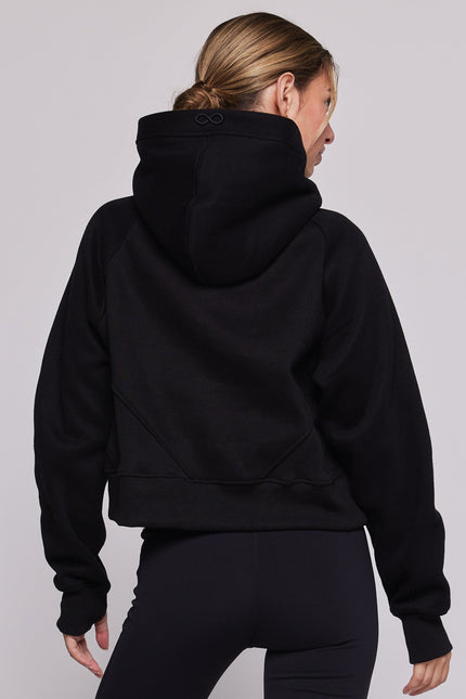 Effortless Fleece Half Zip Hoodie-rebody-Urbanheer