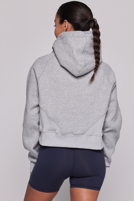 Effortless Fleece Half Zip Hoodie-rebody-Urbanheer