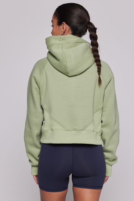 Effortless Fleece Half Zip Hoodie-rebody-Urbanheer