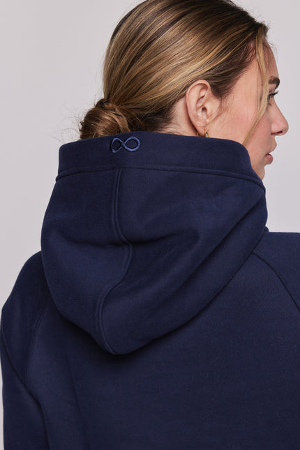 Effortless Fleece Half Zip Hoodie-rebody-Urbanheer