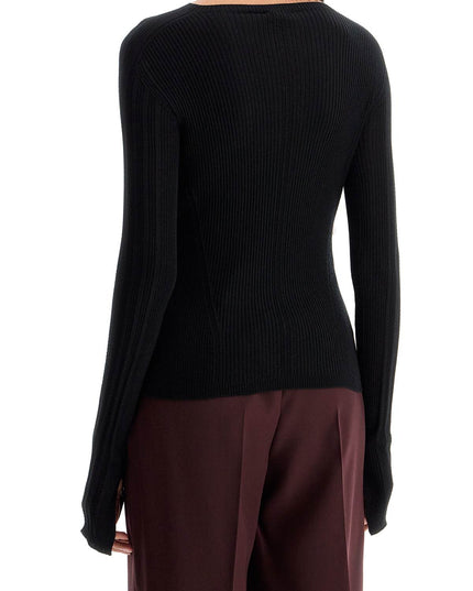 Lanvin ribbed crewneck sweater