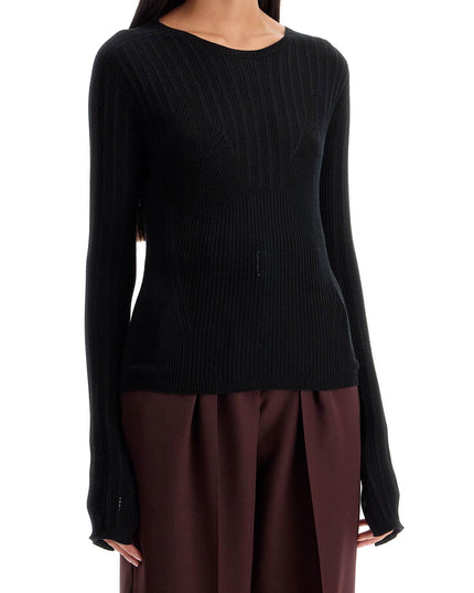 Lanvin ribbed crewneck sweater