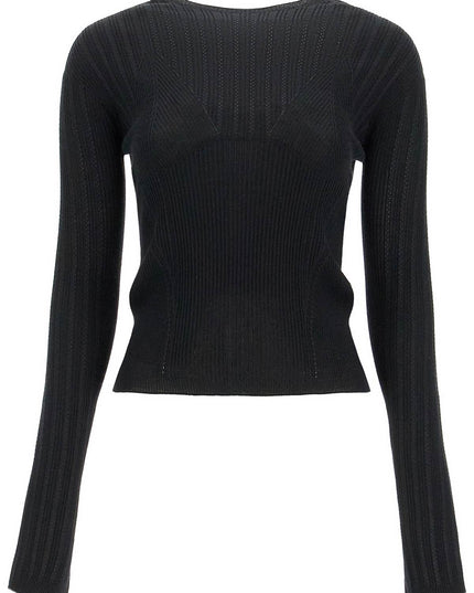 Lanvin ribbed crewneck sweater