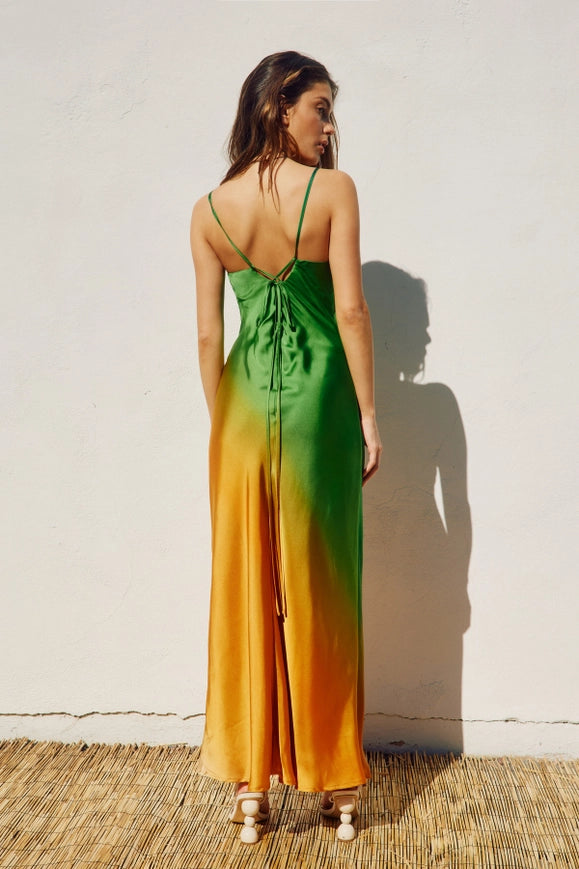 Radiance Ombre Criss Cross Back Maxi Dress-Dress-Dress Forum-Urbanheer