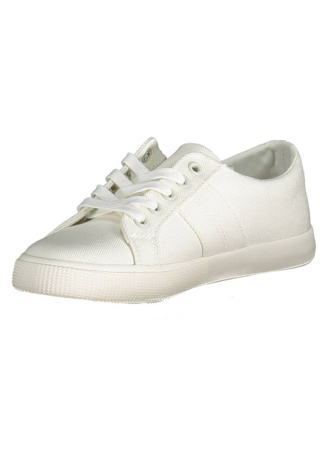 Ralph Lauren White Cotton Sneaker