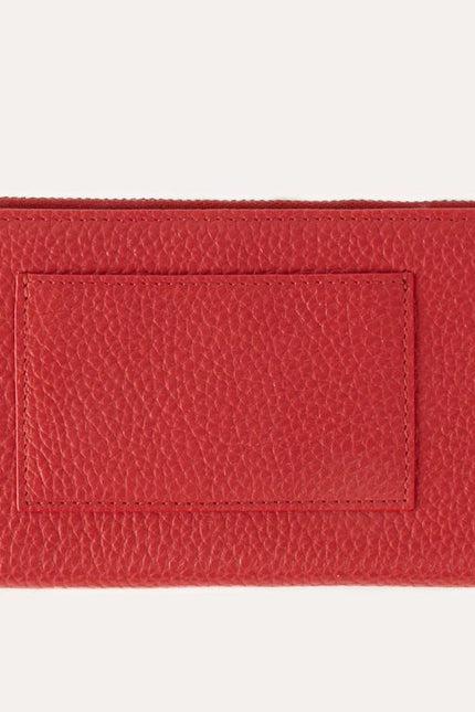 Red Top Zip Wallet