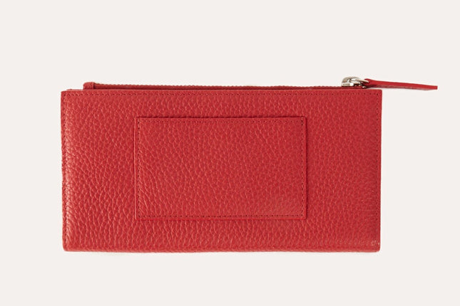 Red Top Zip Wallet