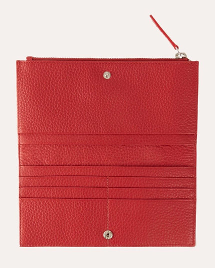 Red Top Zip Wallet