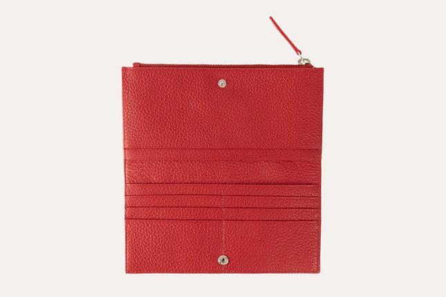 Red Top Zip Wallet