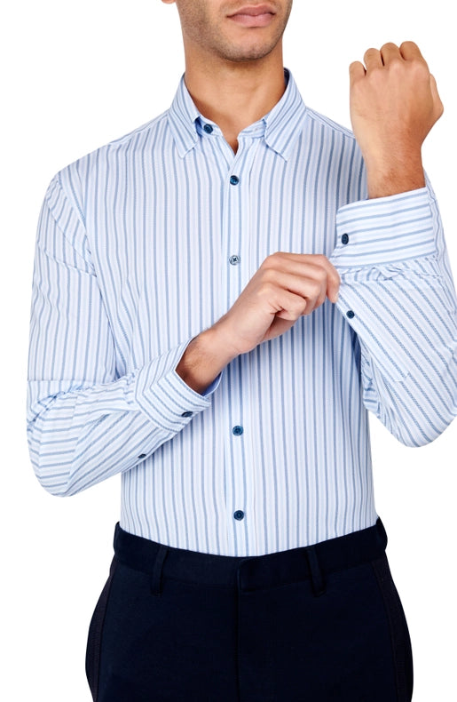 Regular Fit Stripe Dress Shirt