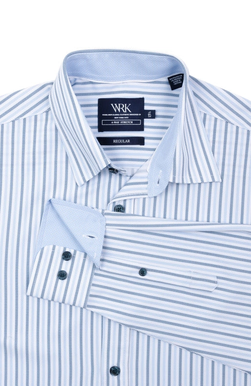 Regular Fit Stripe Dress Shirt