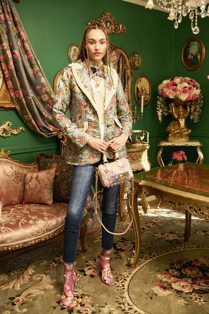 Renaissance Silk Jacquard Blazer