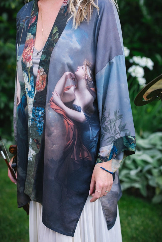 Reverie Artisan Bamboo Duster Kimono Robe