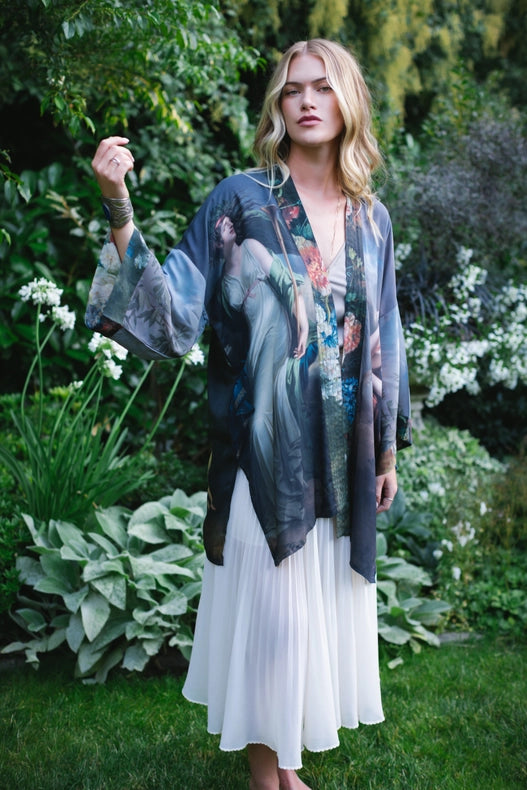 Reverie Artisan Bamboo Duster Kimono Robe