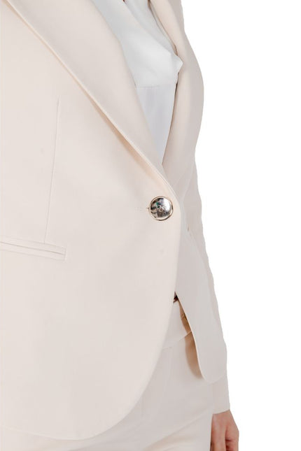 Rinascimento Beige Polyester Suits & Blazer