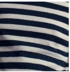 Stripe navy-ecru