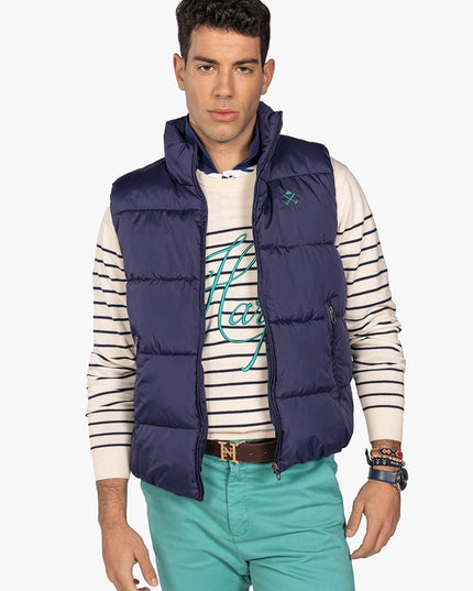 Riviera Vest Navy Blue