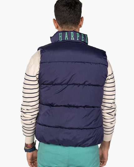 Riviera Vest Navy Blue