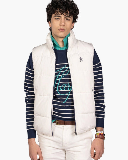 Riviera Vest Navy White