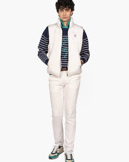 Riviera Vest Navy White