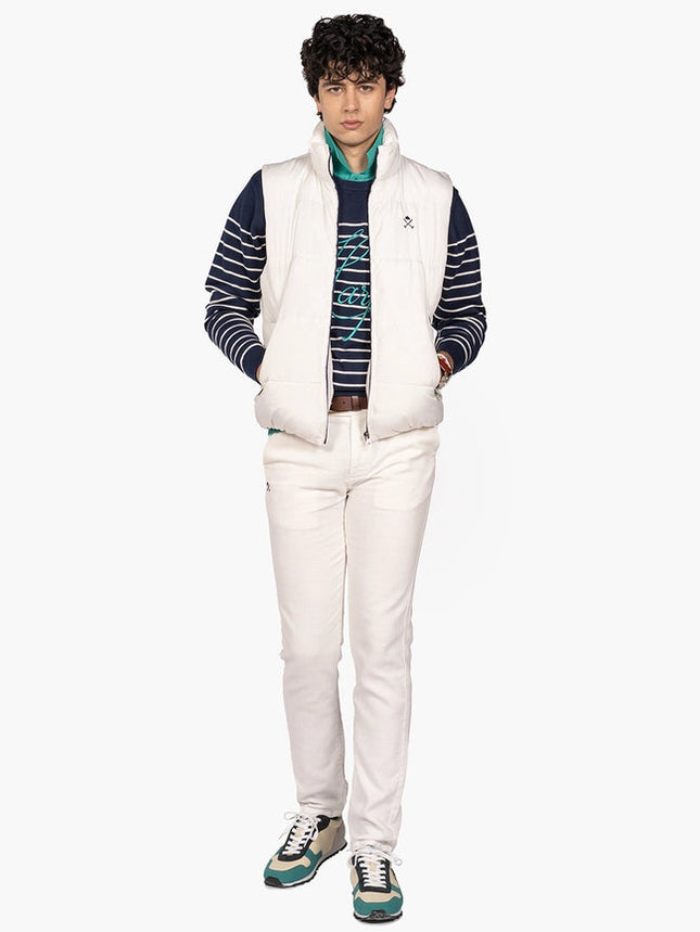 Riviera Vest Navy White