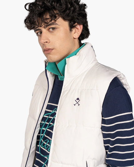 Riviera Vest Navy White