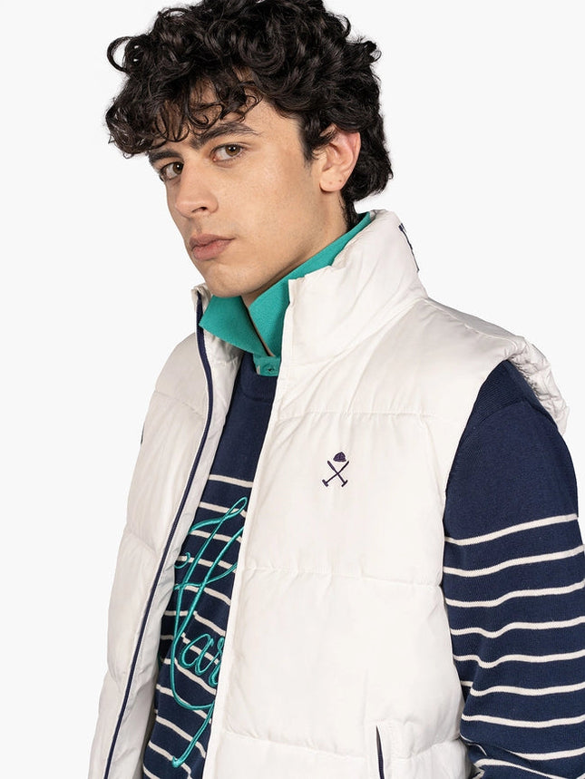 Riviera Vest Navy White