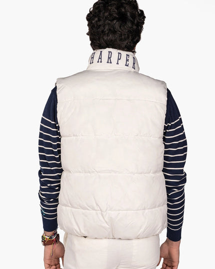 Riviera Vest Navy White