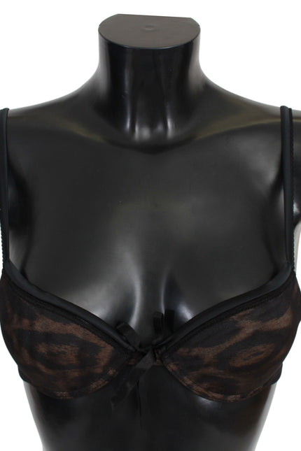 Roberto Cavalli Sultry Leopard Push-Up Bra