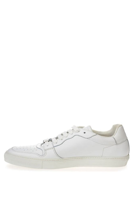 Roberto Cavalli White Leather Sneakers Luxe Footwear