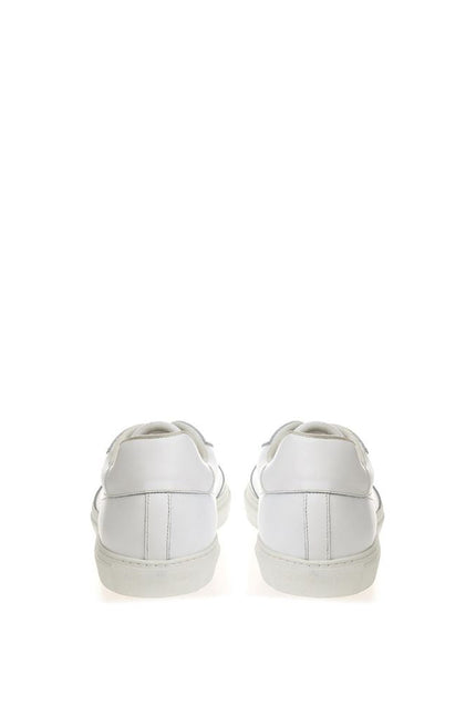 Roberto Cavalli White Leather Sneakers Luxe Footwear