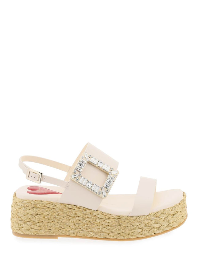 Roger Vivier "crystal buckle espadrilles