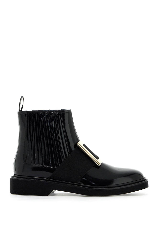 Roger Vivier 'viv' rangers metal buck - Black