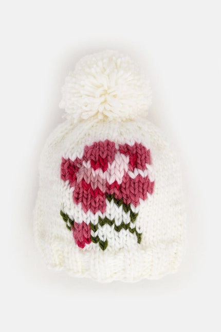 Rose Beanie Hat Baby & Kids