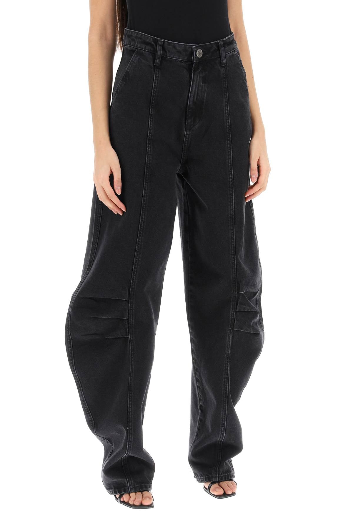 Rotate baggy jeans with curved leg-women > clothing > jeans-Rotate-Urbanheer