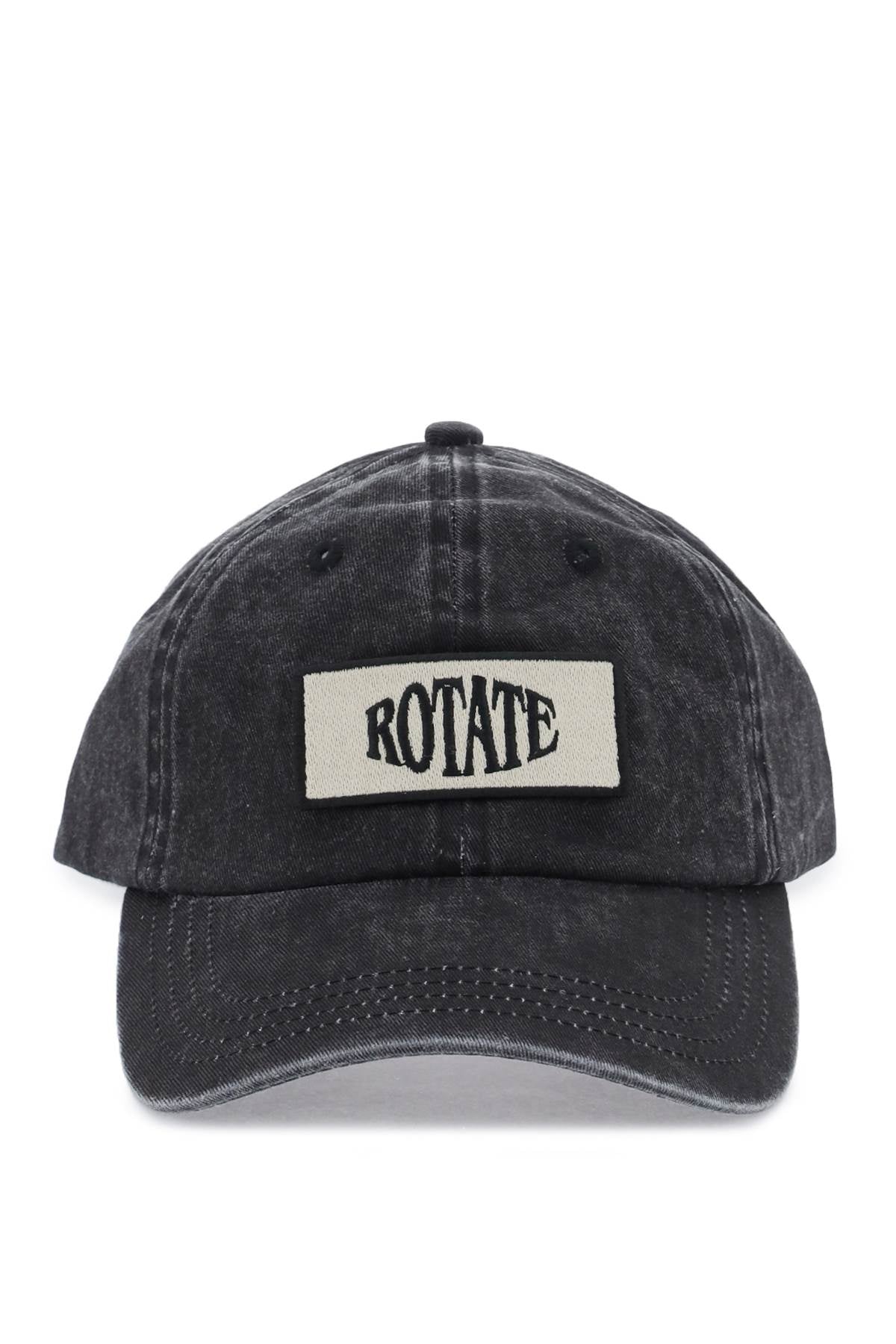 Rotate baseball cap with logo patch-women > accessories > scarves and gloves-Rotate-Urbanheer